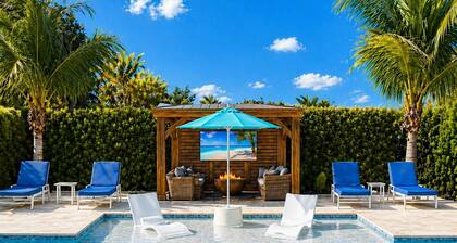Modern Naples Oasis – Heated Pool, Outdoor TV, Fire Pit & Gazebo Retreat