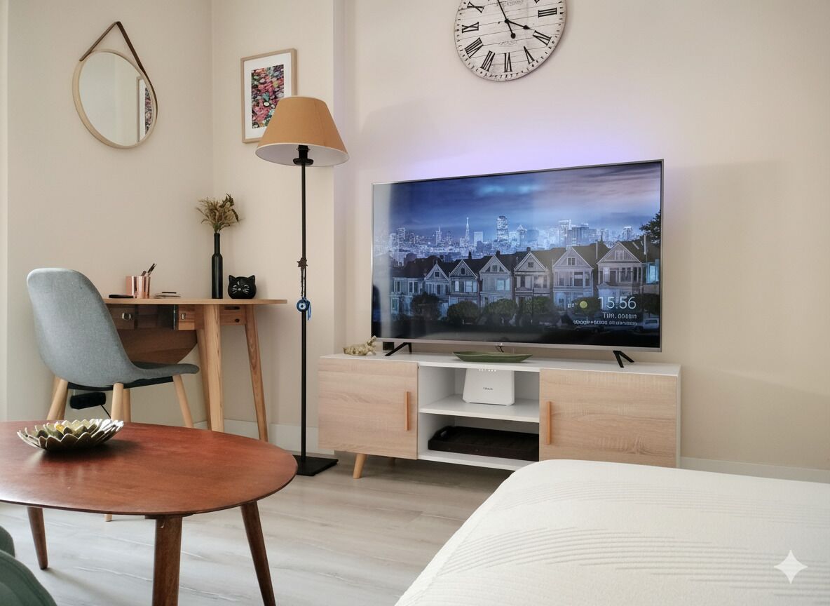 1 makuuhuone, työpöytä, ilmainen Wi-Fi, vuodevaatteet