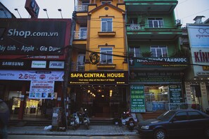 Fachada de la propiedad