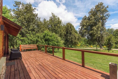 Modern, spacious house for 8 people in a native Patagonian forest