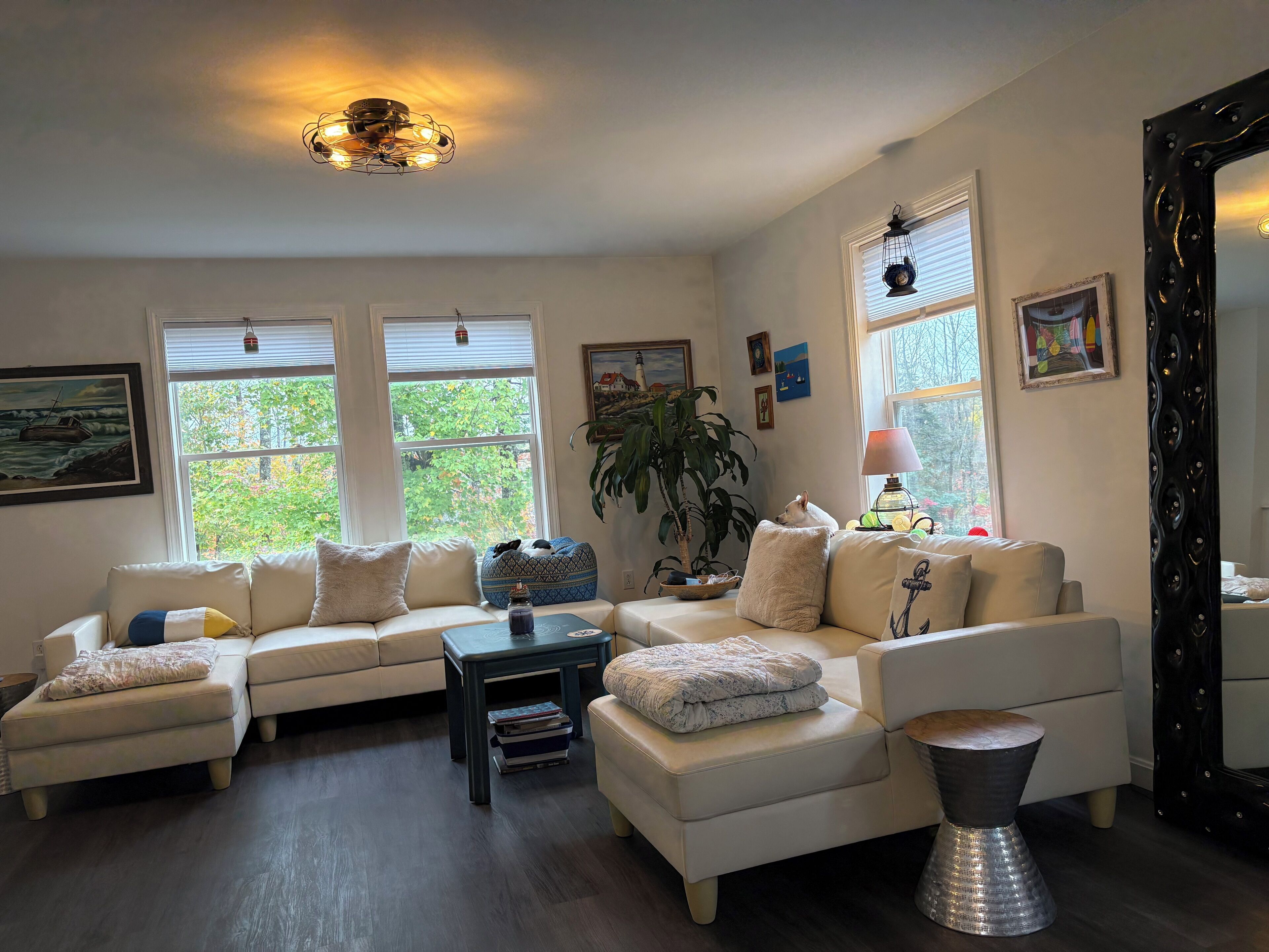 تلفزيون، مدفأة