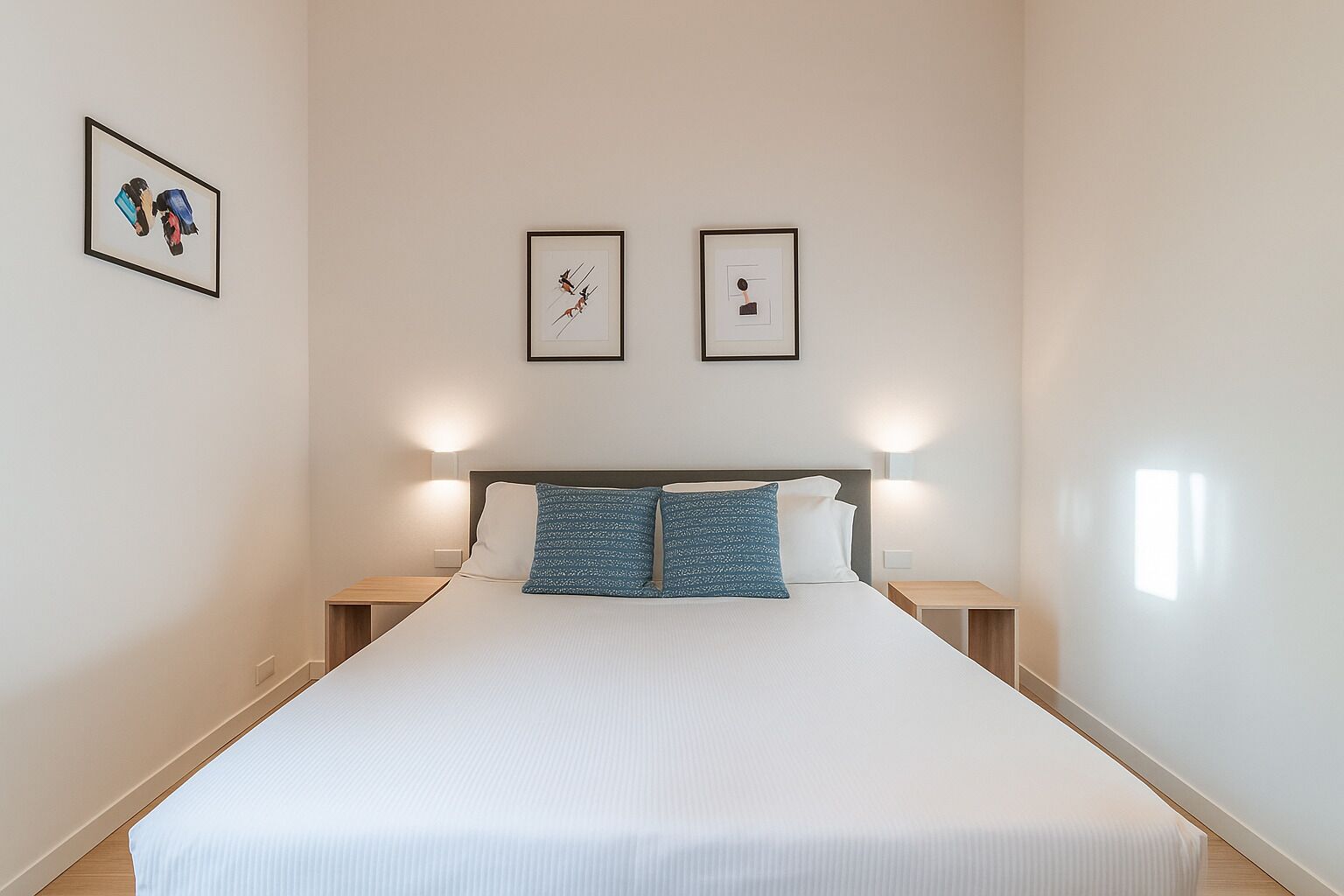 무료 WiFi, 침대 시트