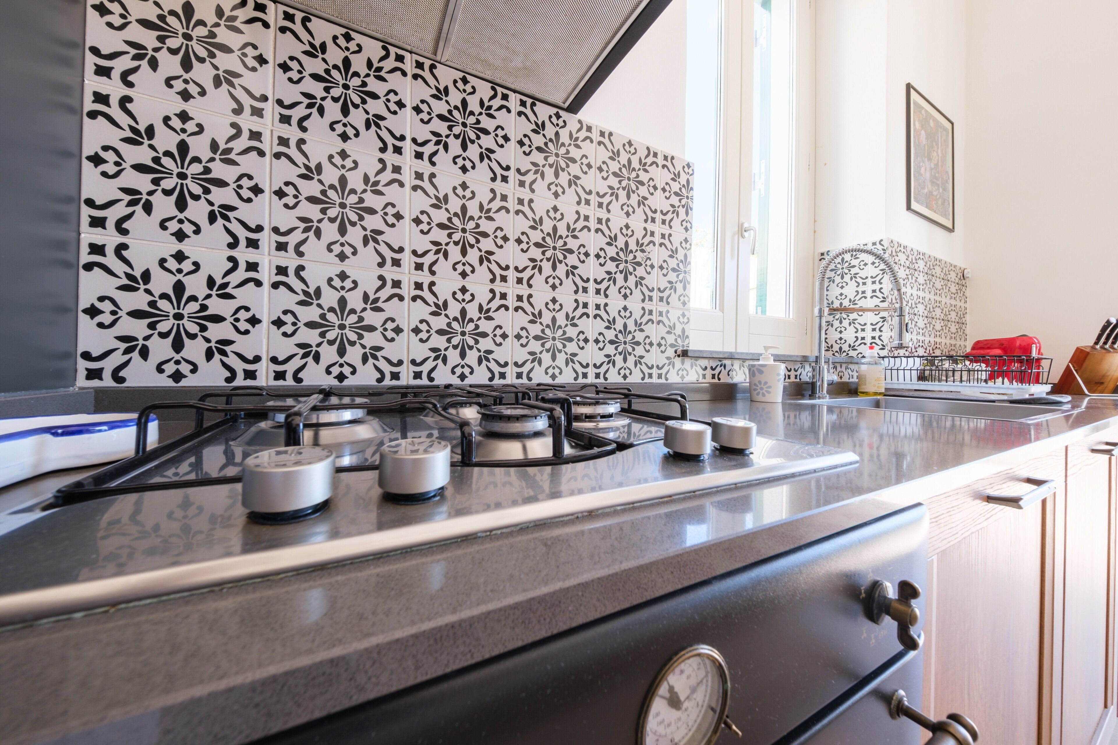 Kühlschrank, Ofen, Herdplatte, Geschirrspüler