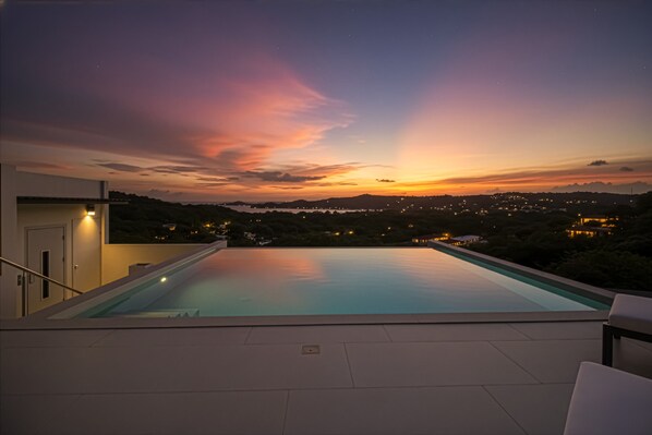 Outdoor pool - Casa Halcón • Modern Luxury Villa • Ocean Views (Coco)