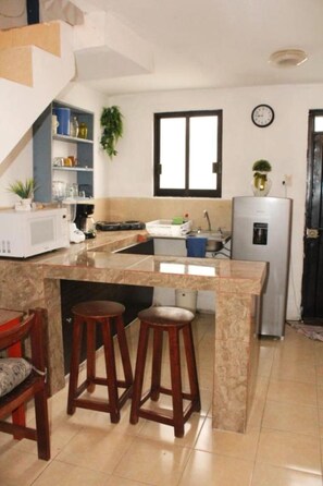 Private kitchen - Bungalow Turrent, 5 minutes from Mocambo Beach (Veracruz)