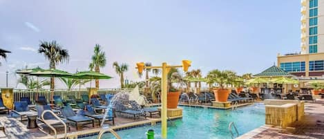 Indoor pool, outdoor pool