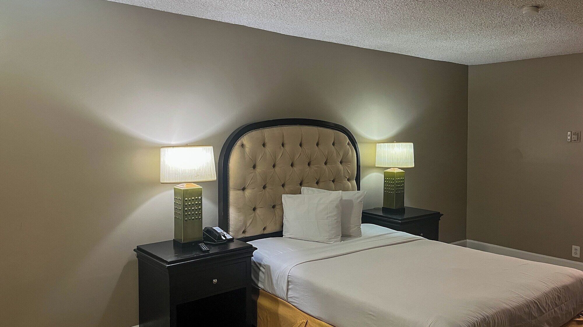 Deluxe Room, 1 Queen Bed (Refrigerator & Microwave) | Desk, iron/ironing board, bed sheets, wheelchair access