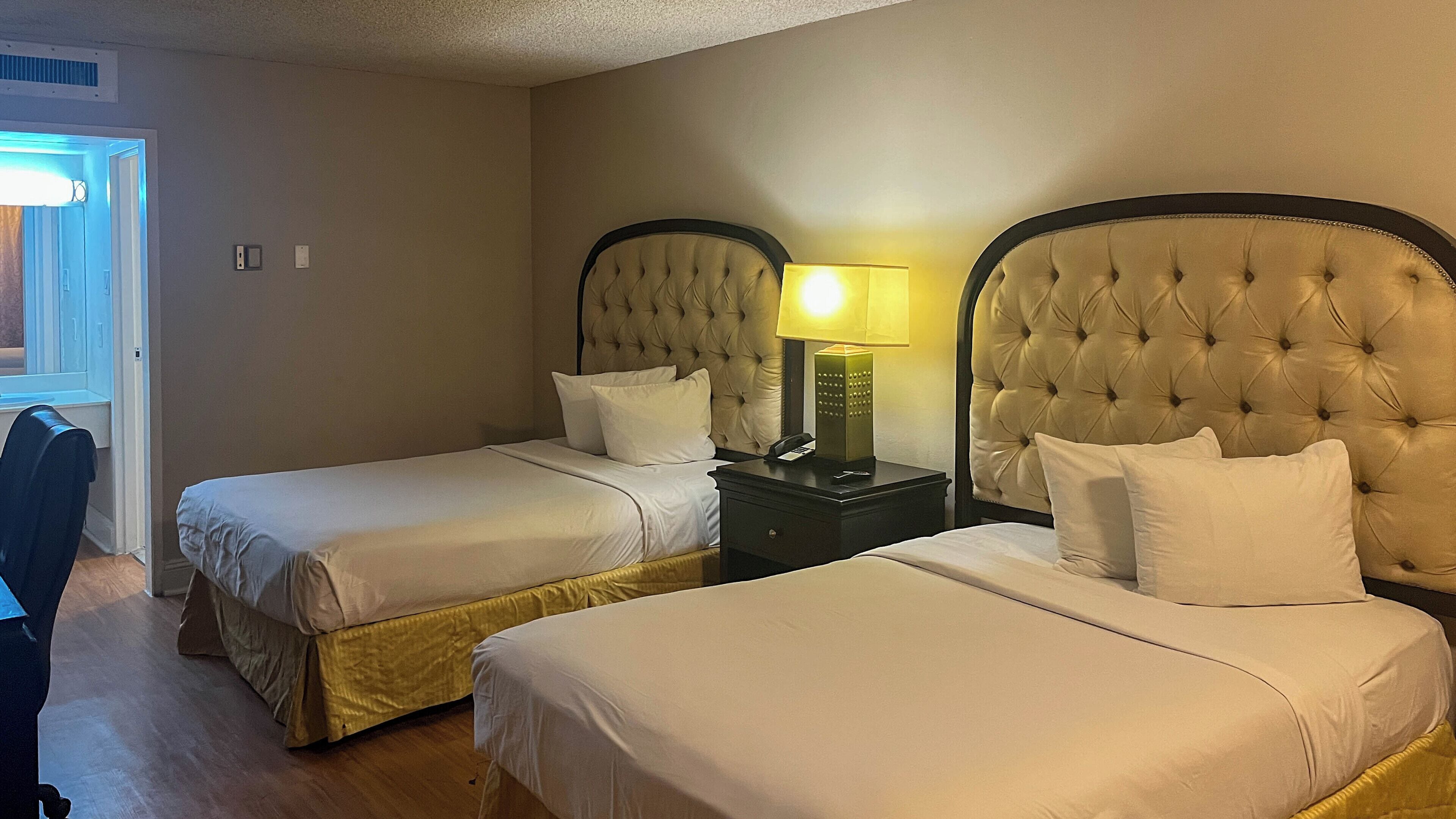 Deluxe Room, 2 Queen Beds (Refrigerator & Microwave) | Bed sheets