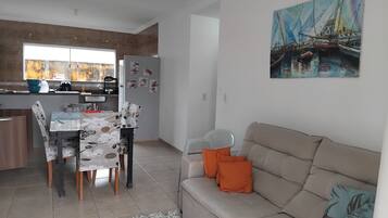 Basic Apartment | Living area | 32-inch Smart TV with digital channels