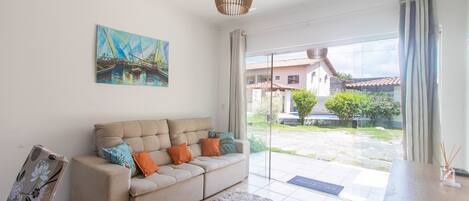 Basic Apartment | Living area | 32-inch Smart TV with digital channels