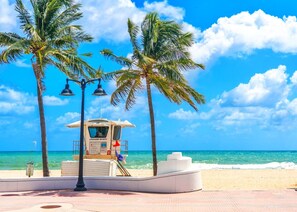 Sun loungers, beach towels