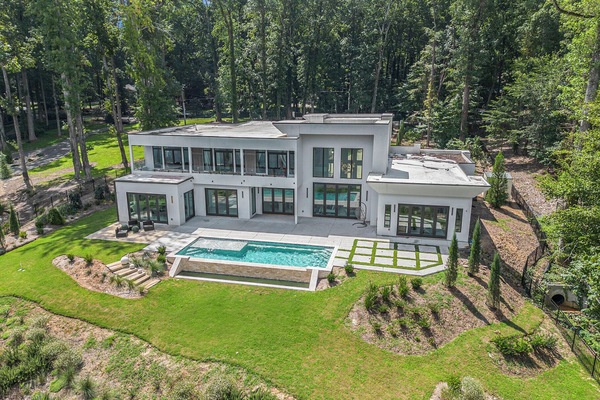 Aerial view + Swimming pool