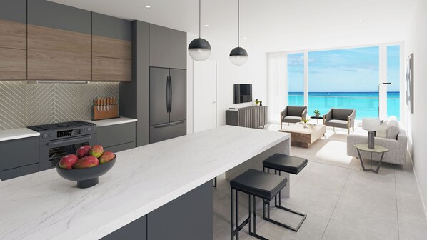 201 - 3 Bedroom Partial Ocean View (2nd Floor) | Bàn ủi/dụng cụ ủi quần áo, nôi (giường cho trẻ sơ sinh) miễn phí