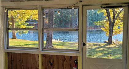 Waterfront 1-bedroom cabin on 11+ acre waterfront estate on beautiful Beach Pond