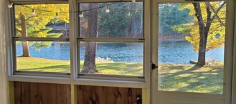 Waterfront 1-bedroom cabin on 11+ acre waterfront estate on beautiful Beach Pond