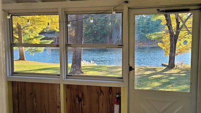 Waterfront 1-bedroom cabin on 11+ acre waterfront estate on beautiful Beach Pond
