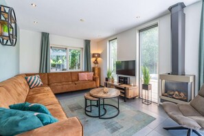 Villa | Living room - Luxury 8-person Holiday Villa (De Koog)