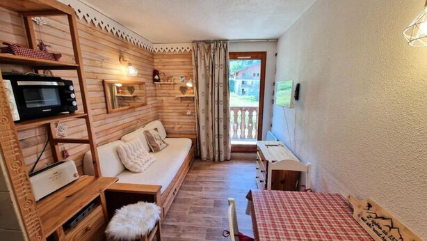 Living area - Studio for 2/3 People, 17 m2 (Modane)