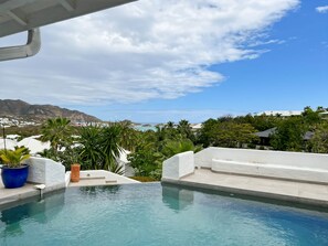 Pool - Villa Mallory, 3 bedrooms, private pool and ocean view (Collectivity of Saint Martin)