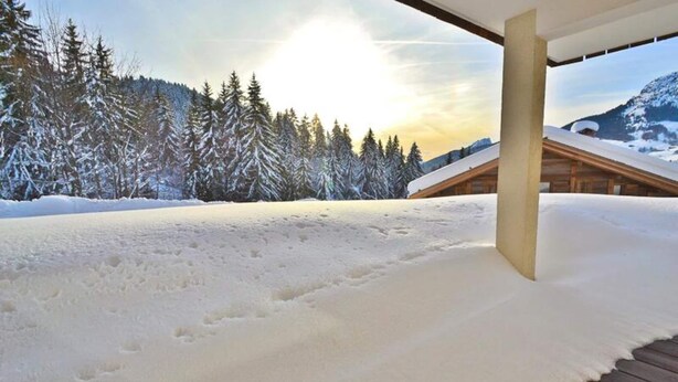 Property grounds - Raiches 4: Cozy Bohemian Apartment in Outalays (Le Grand-Bornand)