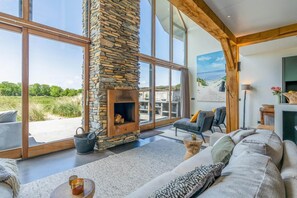 Villa | Living room - Luxurious and Sustainable 6-person Holiday Villa (De Koog)