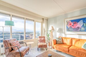 Living room - 4 Person Apartment With sea View (De Koog)
