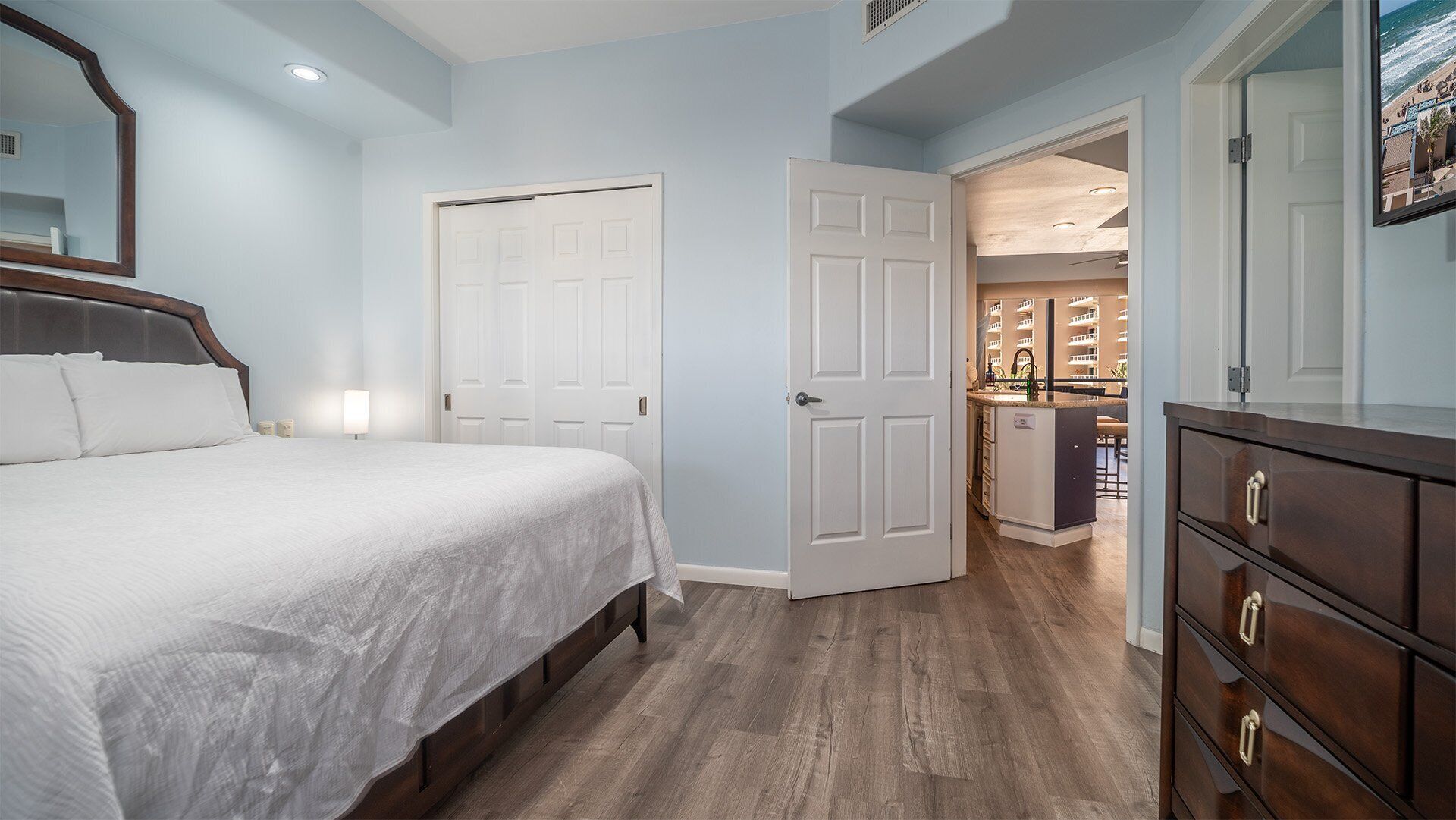 Condo, 1 King Bed with Sofa bed, Balcony, Ocean View (Las Palomas Resort Topaz 206) | 1 bedroom, individually decorated, individually furnished