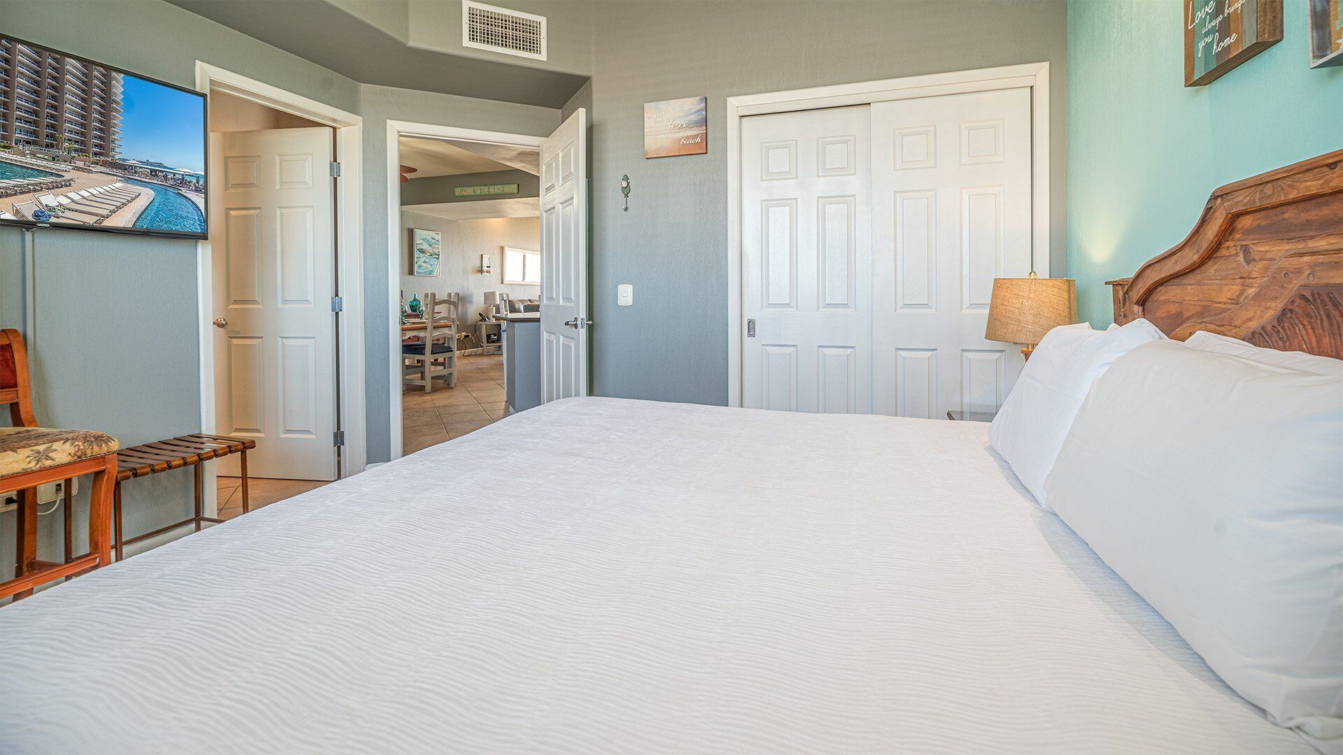 Condo, 1 King Bed with Sofa bed, Balcony, Ocean View (Las Palomas Resort Rubi 804) | 1 bedroom, individually decorated, individually furnished