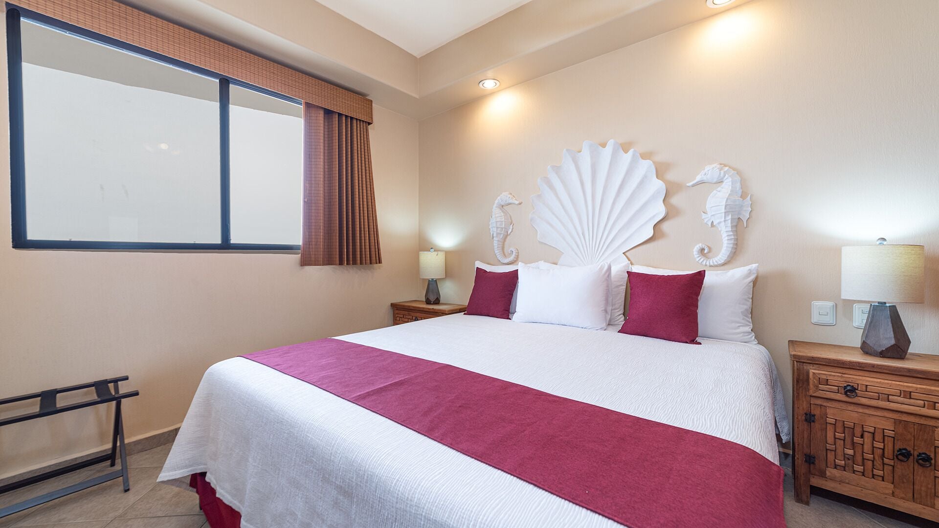 Apartment, 1 Queen-Bett und Schlafsofa, Balkon, Meerblick (Las Palomas Resort Rubi 805) | 1 Schlafzimmer, individuell dekoriert, individuell eingerichtet