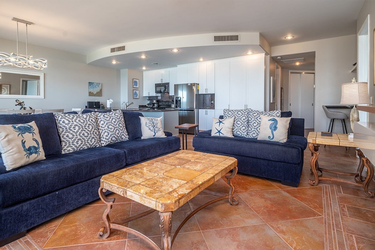 Condo, Multiple Beds, Balcony, Ocean View (Las Palomas Resort Coronado 901) | Living area