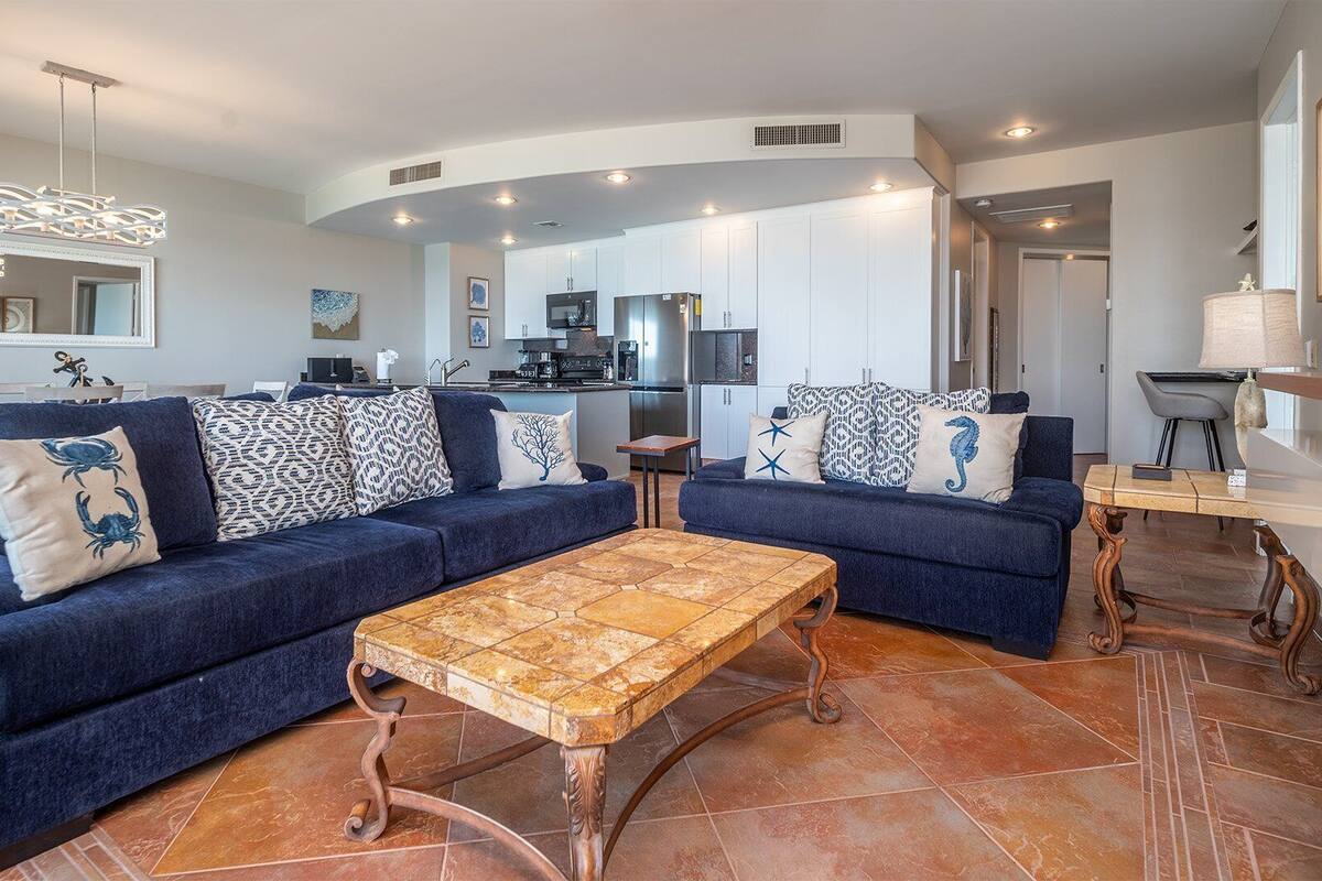 Appart'hÎtel, plusieurs lits, balcon, vue océan (Las Palomas Resort Coronado 901) | Coin séjour