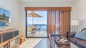 Condo, Multiple Beds, Balcony, Ocean View (Las Palomas Resort Coronado 304) | Living area | 42-inch flat-screen TV with digital channels