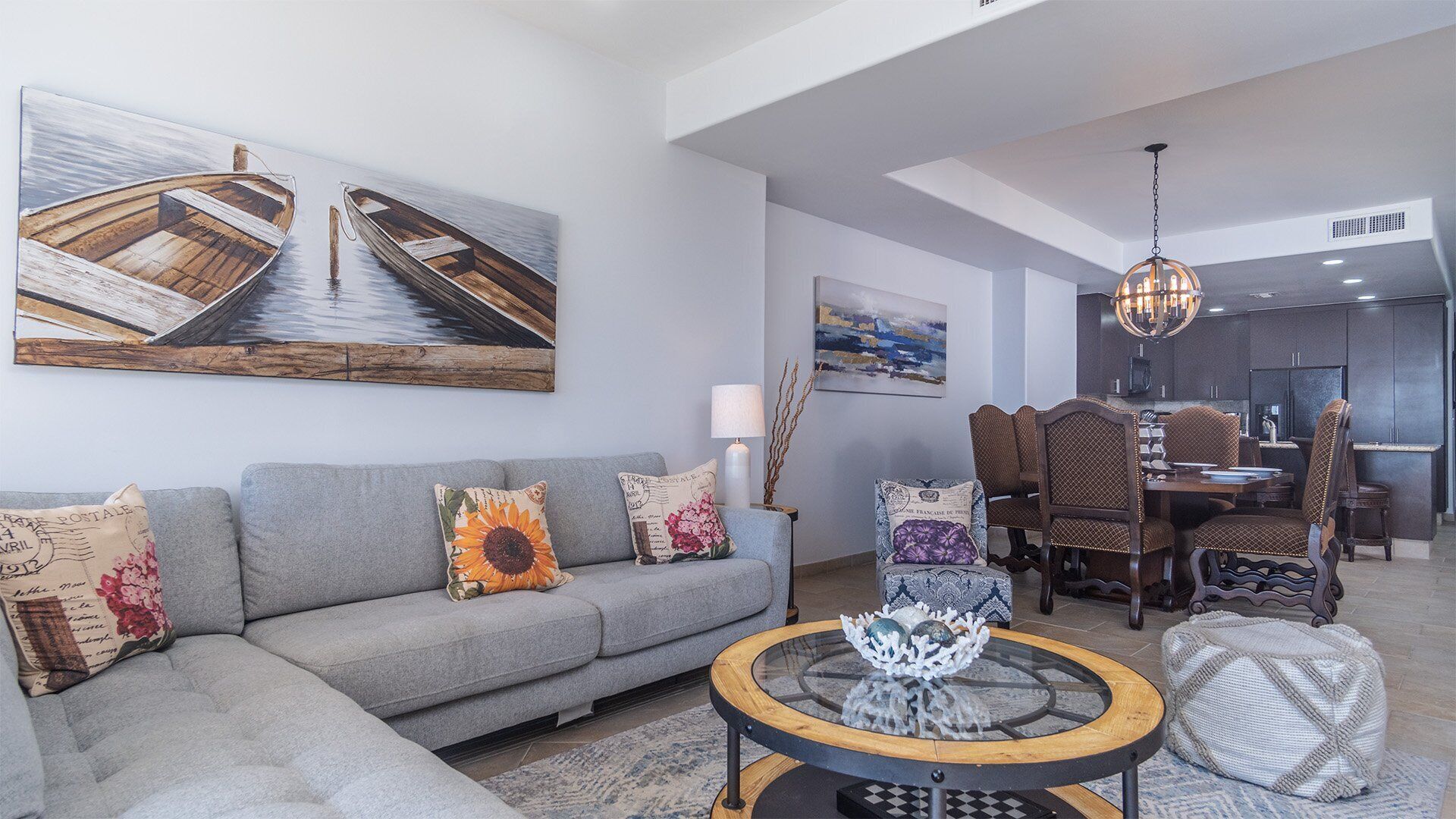 Condo, Multiple Beds, Balcony, Ocean View (Las Palomas Resort Coronado 1107) | Living area