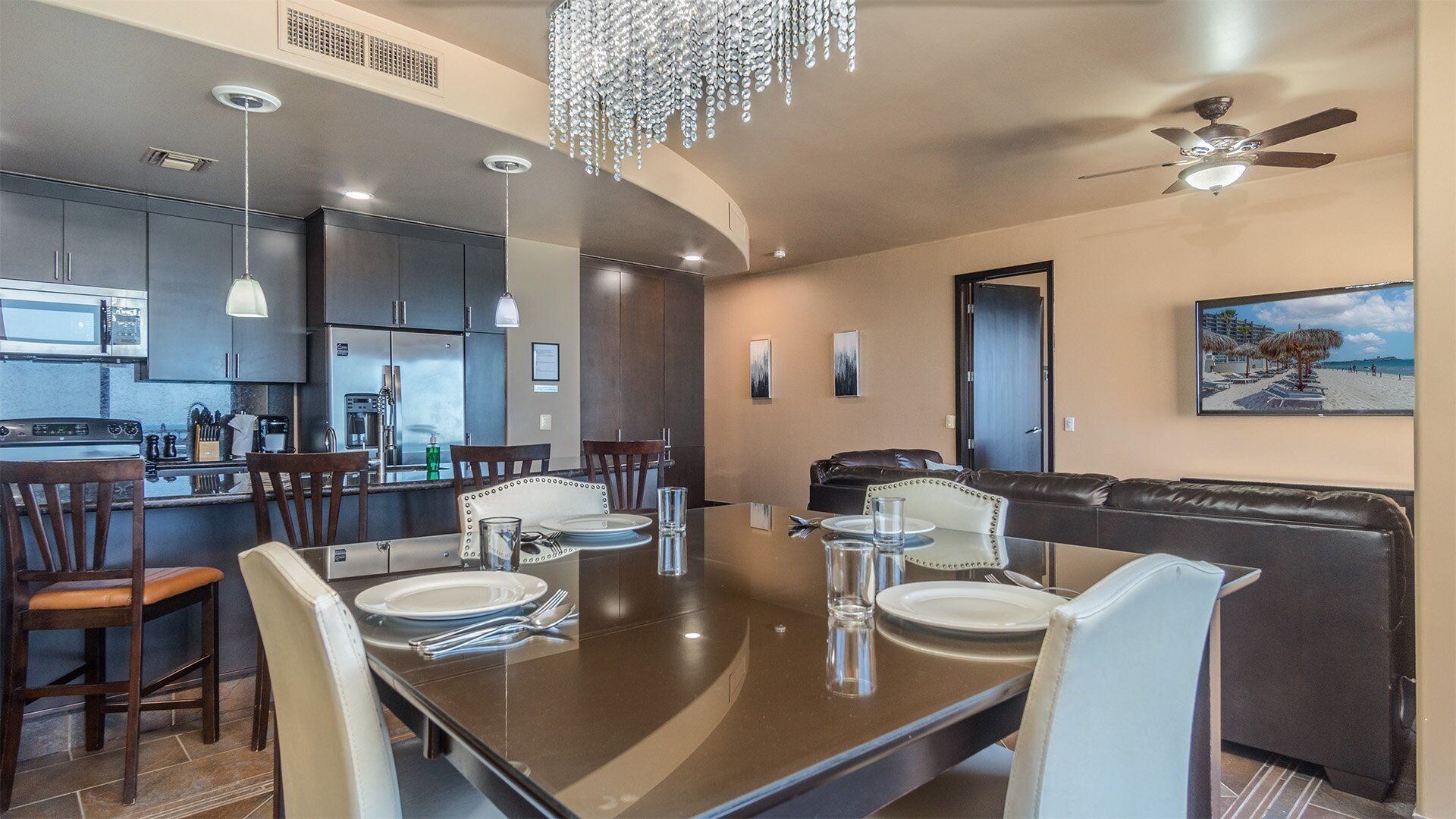 Condo, Multiple Beds, Balcony, Ocean View (Las Palomas Resort Cabrillo 606) | Dining
