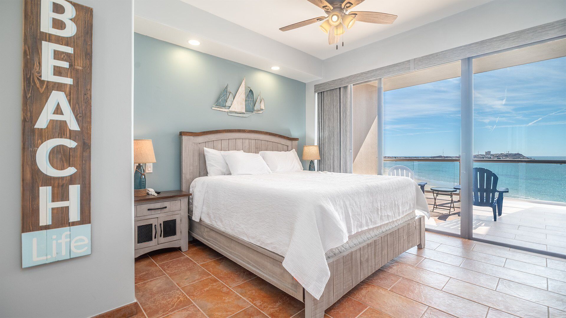 Condo, Multiple Beds, Balcony, Ocean View (Las Palomas Resort Cristal 1006) | 3 bedrooms, individually decorated, individually furnished