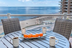 Condo, Multiple Beds, Balcony, Ocean View (Las Palomas Resort Coronado 503) | Outdoor dining - Las Palomas Beach and Golf Resort (Puerto Peñasco)