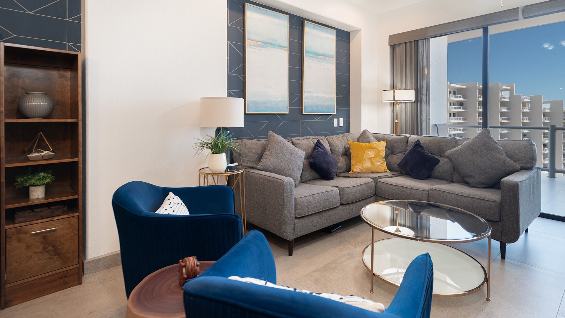 Condo, Multiple Beds, Pool Access (Las Palomas Resort Opalo 906) | Living area | 42-inch flat-screen TV with digital channels