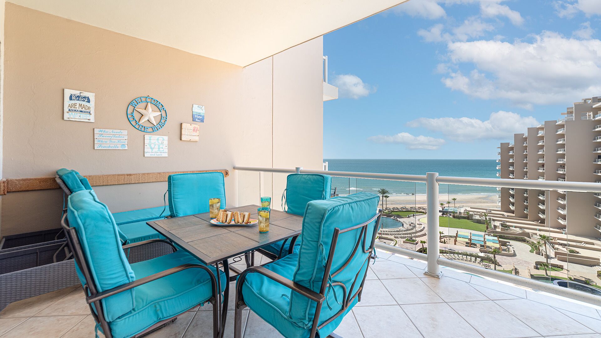 Condo, Multiple Beds, Balcony (Las Palomas Resort Topaz 705) | Outdoor dining