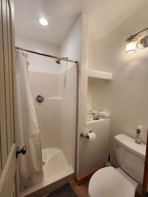 Hair dryer, towels