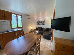 Televisión, chimenea y tenis de mesa 