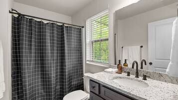 Hair dryer, towels