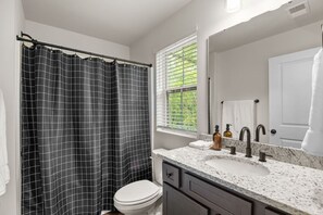 Hair dryer, towels