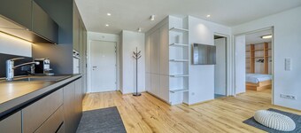Apartment with a view of the surrounding mountains