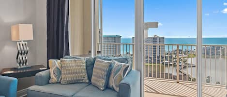 Apartment, 1 King-Bett und Schlafsofa (Ariel Dunes II 1305) | Wohnbereich