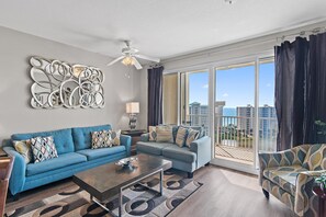 Condo, 1 King Bed with Sofa bed (Ariel Dunes II 1305) | Living area