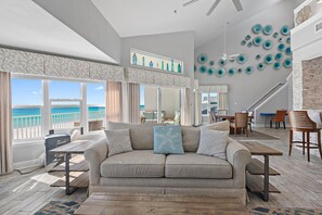 Living area - Cabana Club C408- Sugar Sand Shores (Destin)
