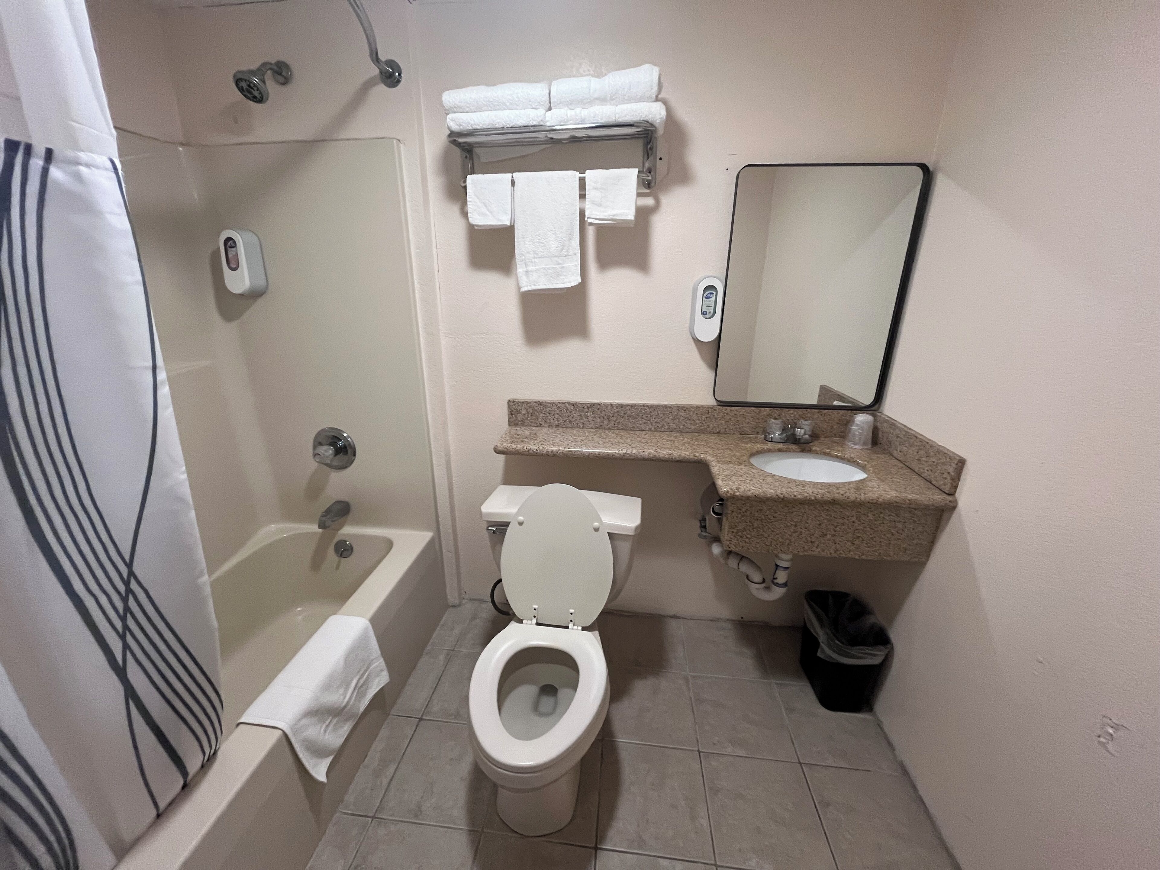 Deluxe Twin Room | Bathroom | Hair dryer, towels, soap, shampoo