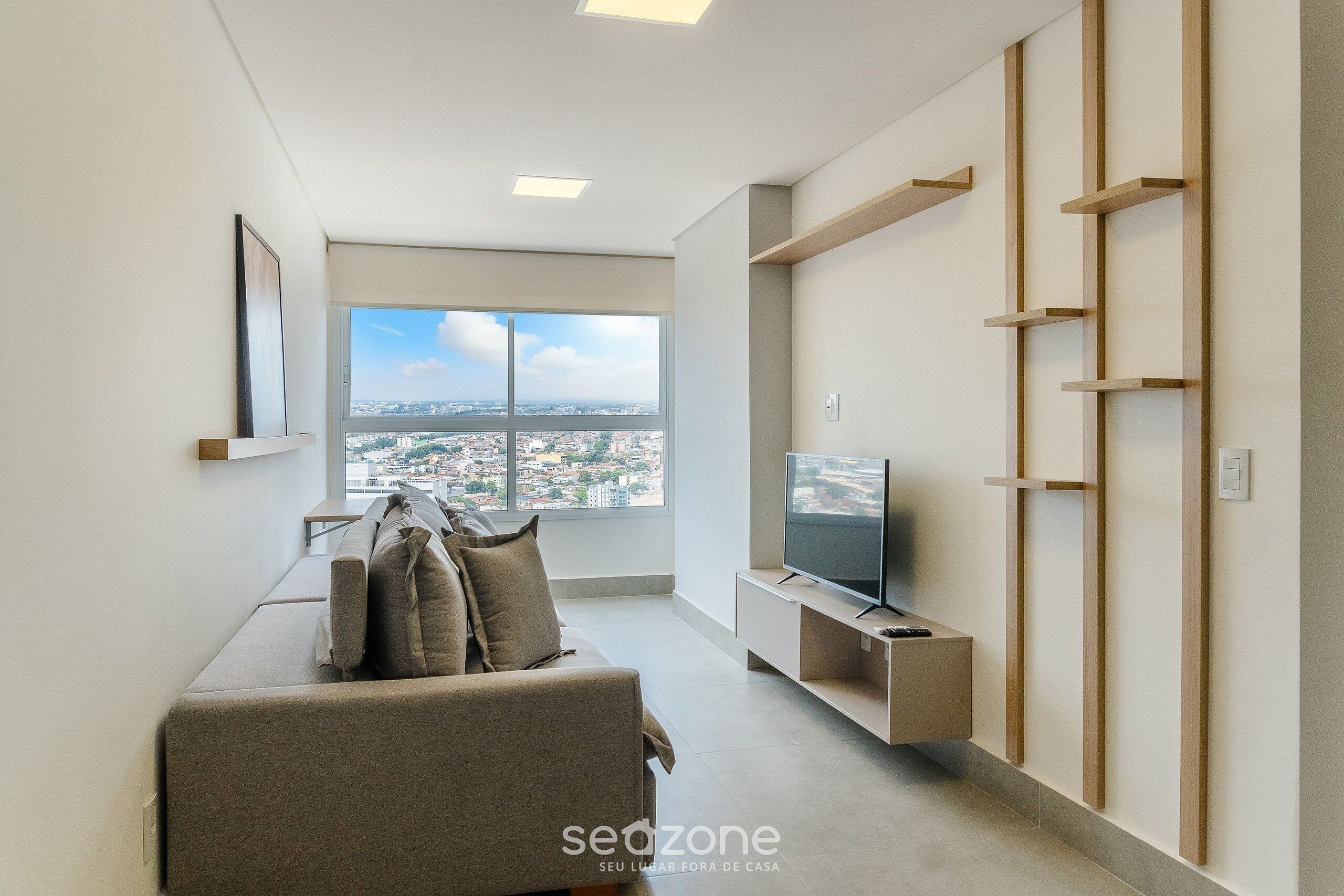 Apartment | Living area | 32-inch Smart TV with digital channels