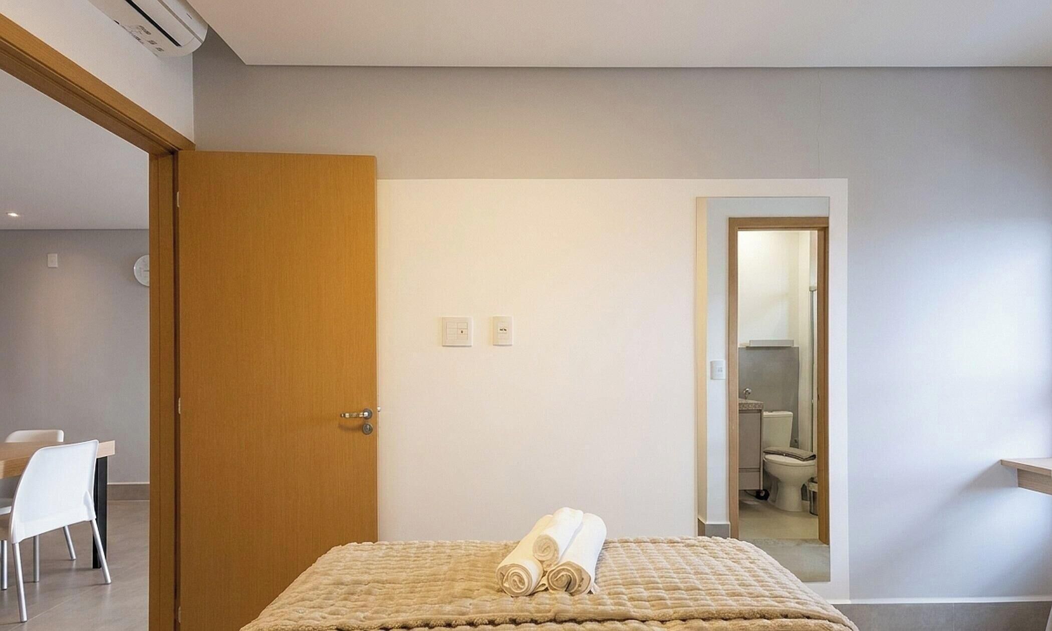 Apartemen Basic | 2 kamar tidur dan Wi-Fi gratis