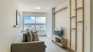 Apartment | Living area | 32-inch Smart TV with digital channels